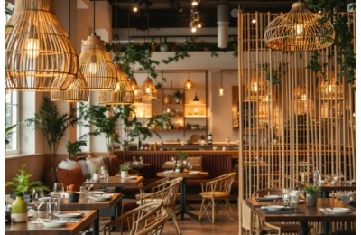 Restoranlar İçin Bambu Dekorasyon Fikirleri